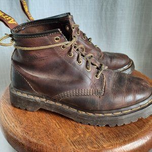 Made in England brown leather Dr. Martens